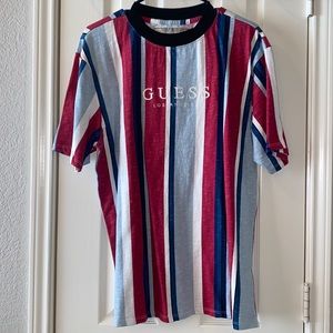 GUESS Los Angeles Striped Tee